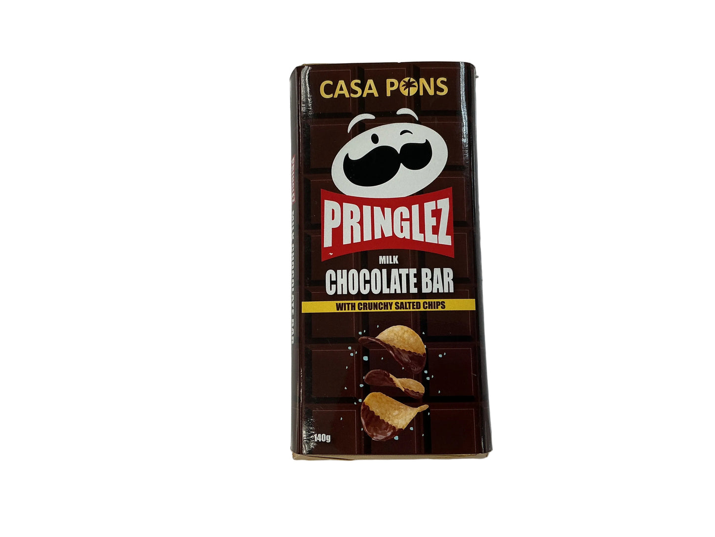Pringlez milk chocolate with crunchy salted chips