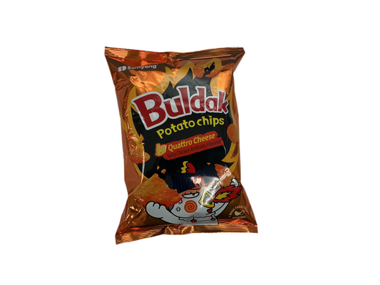 Buldak potato chips Quattro cheese