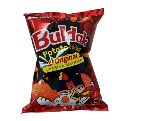 Buldak potato chips