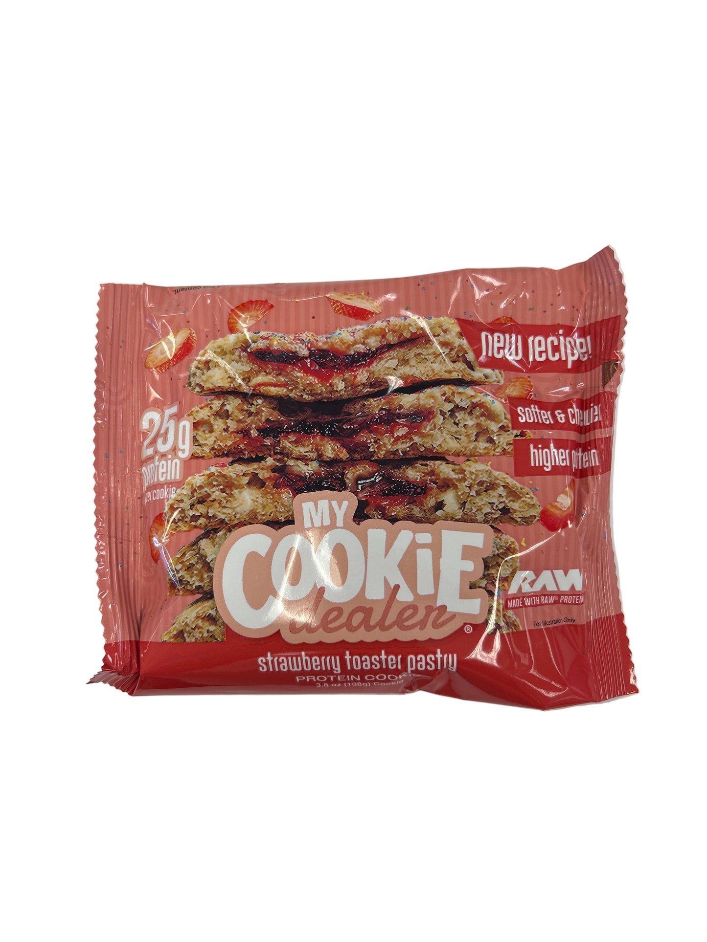 My Cookie Dealer Strawberry Toaster Pastry Protein Cookies