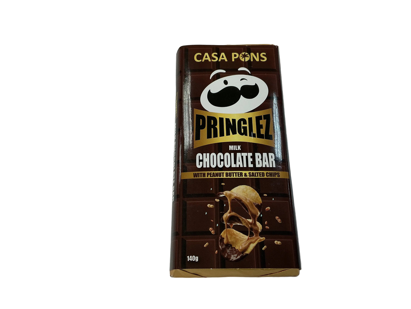 Pringlez milk chocolate with peanut butter & salted chips
