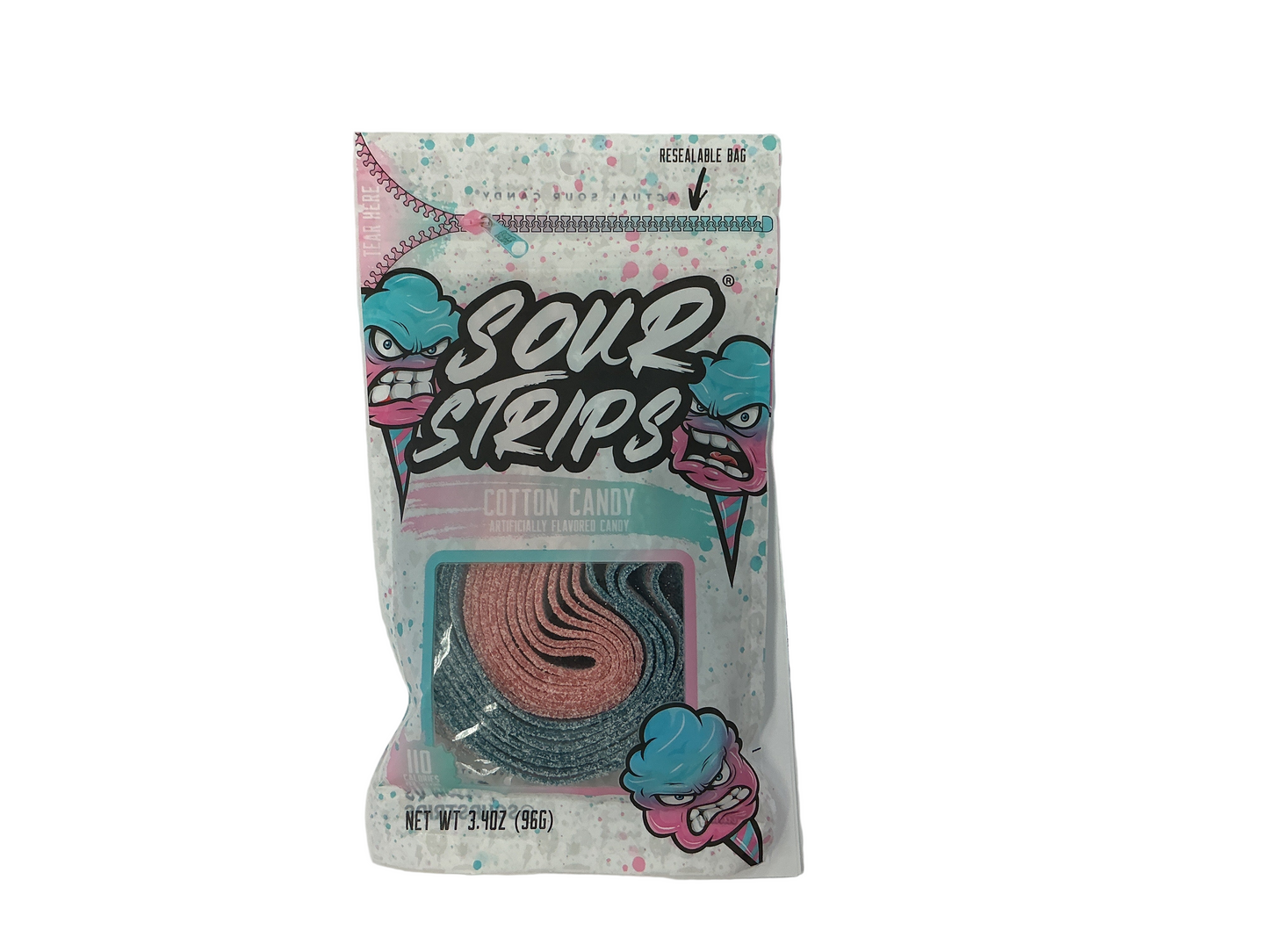 Sour strip Cotton candy