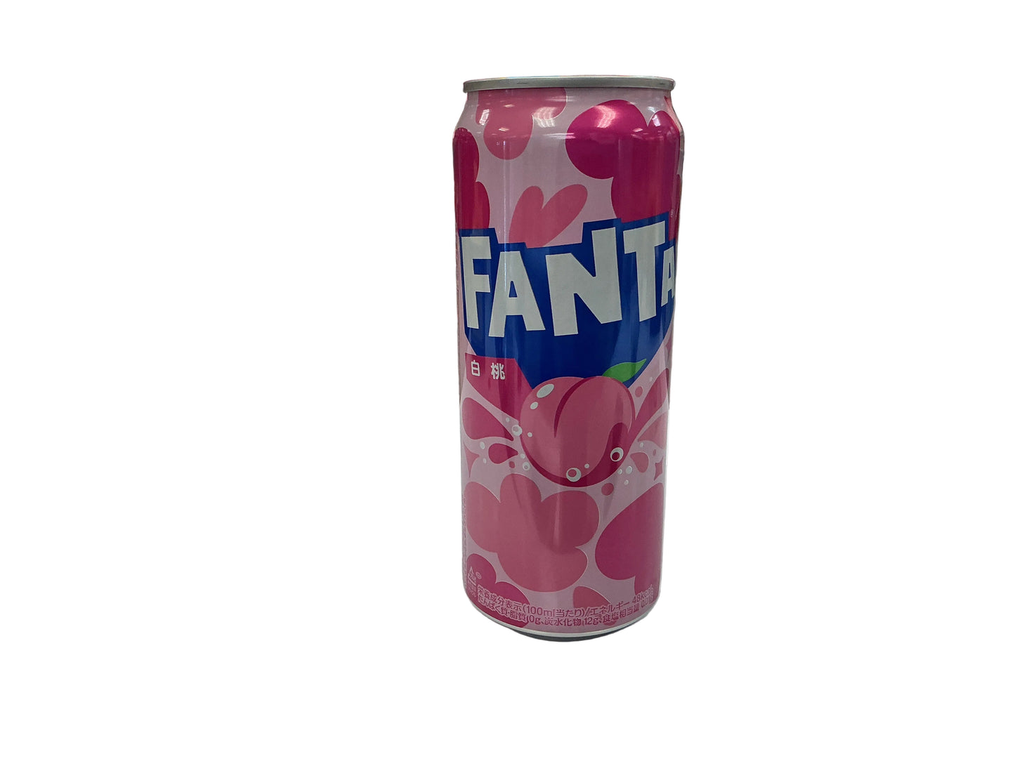 Fanta peach aluminum can
