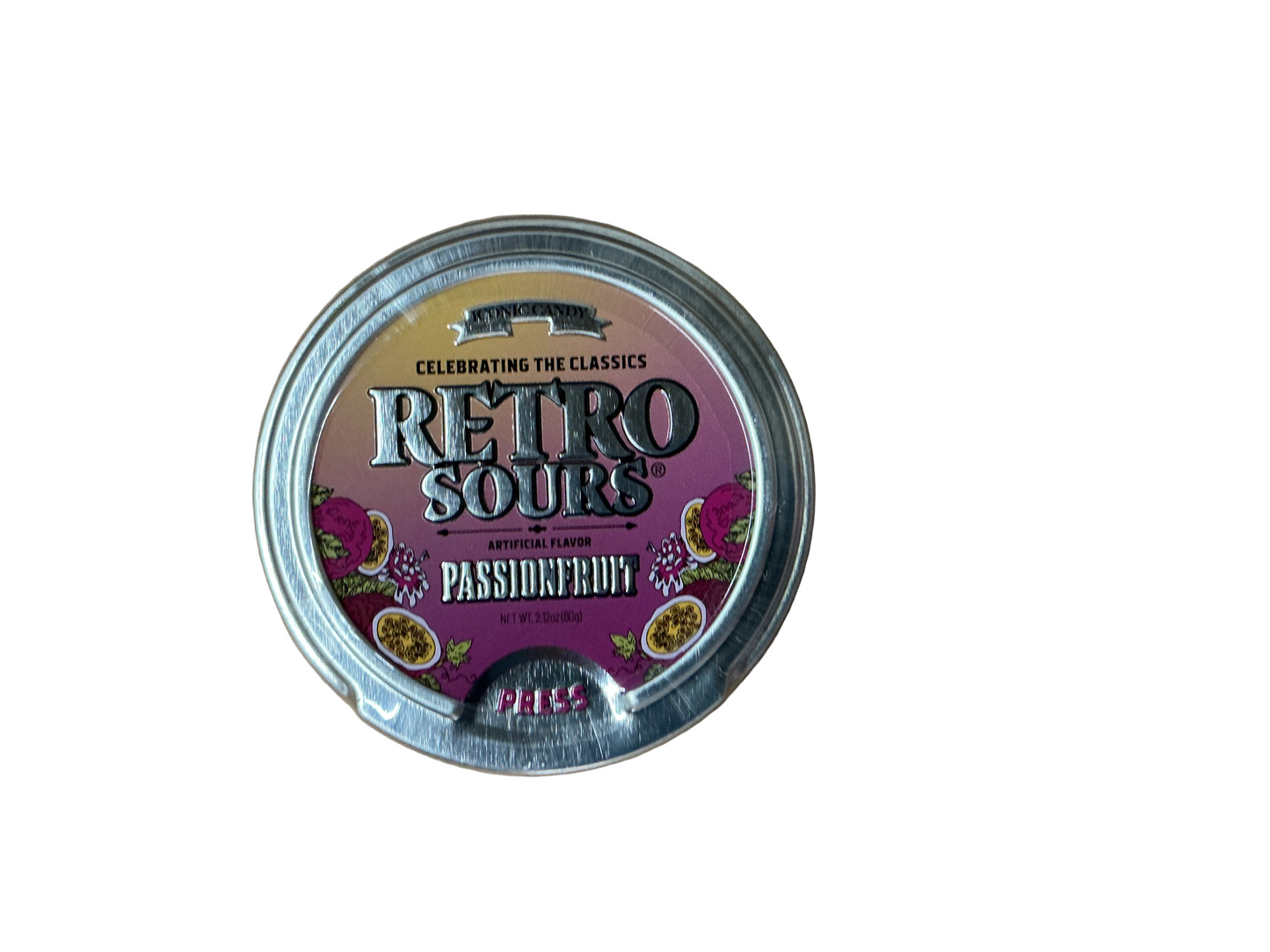 Retro sour passion fruit