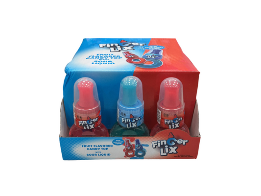 Finger lix sour candy liquid