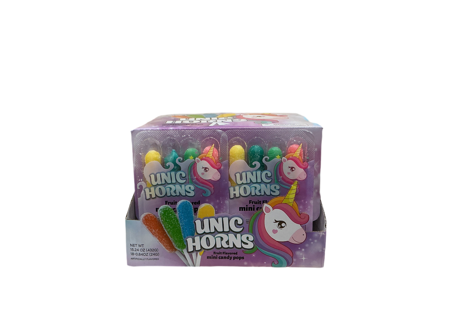 Unic Horns mini candy pops