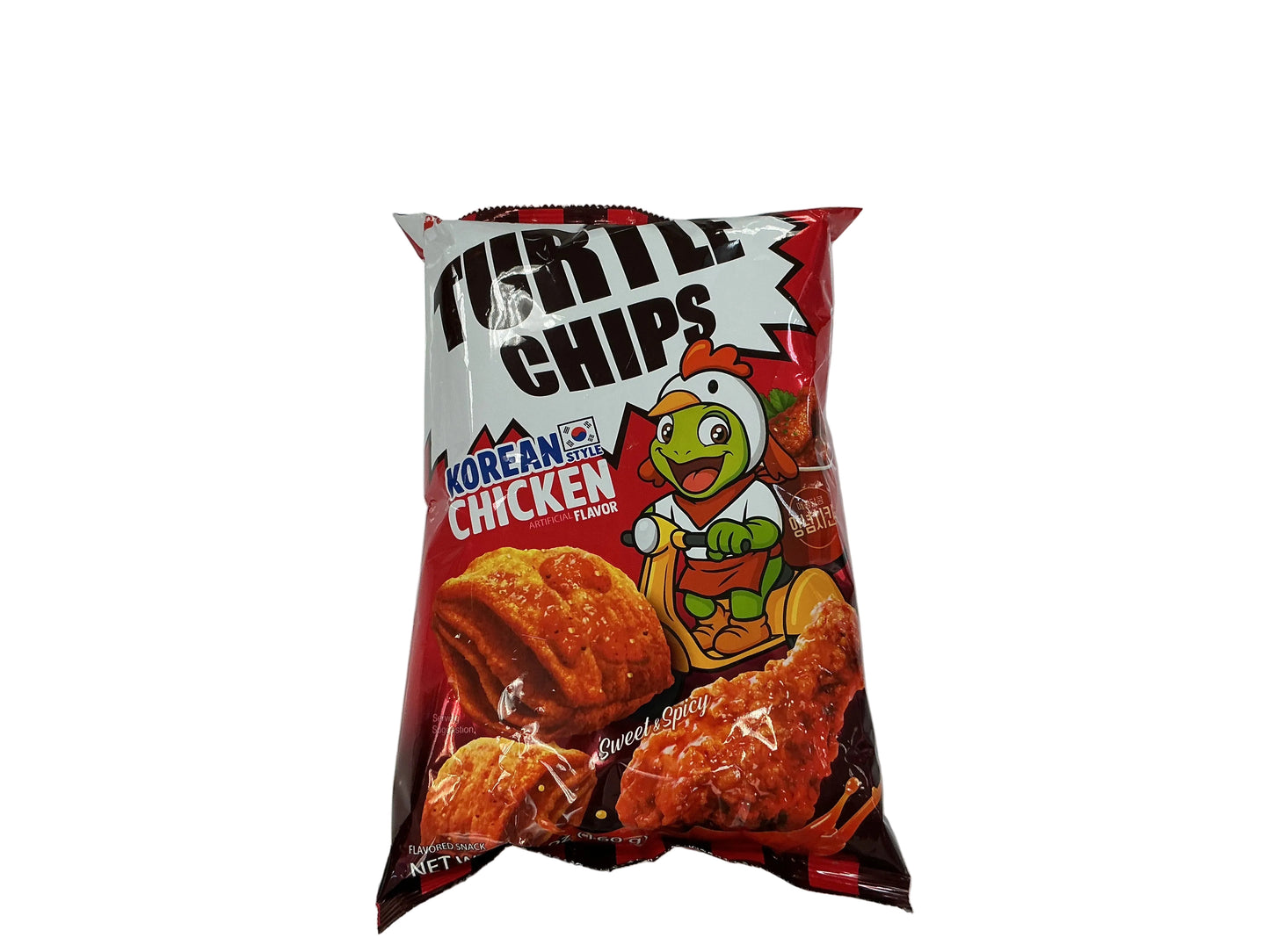 Turtle chips Korean style chicken