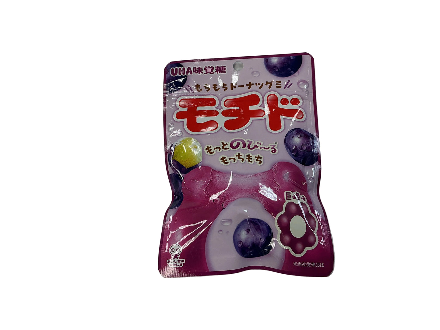 UHA chewy donut gummy grape