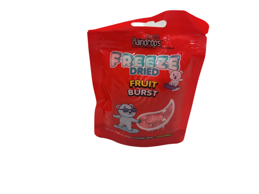 Raindrops Freeze Dried