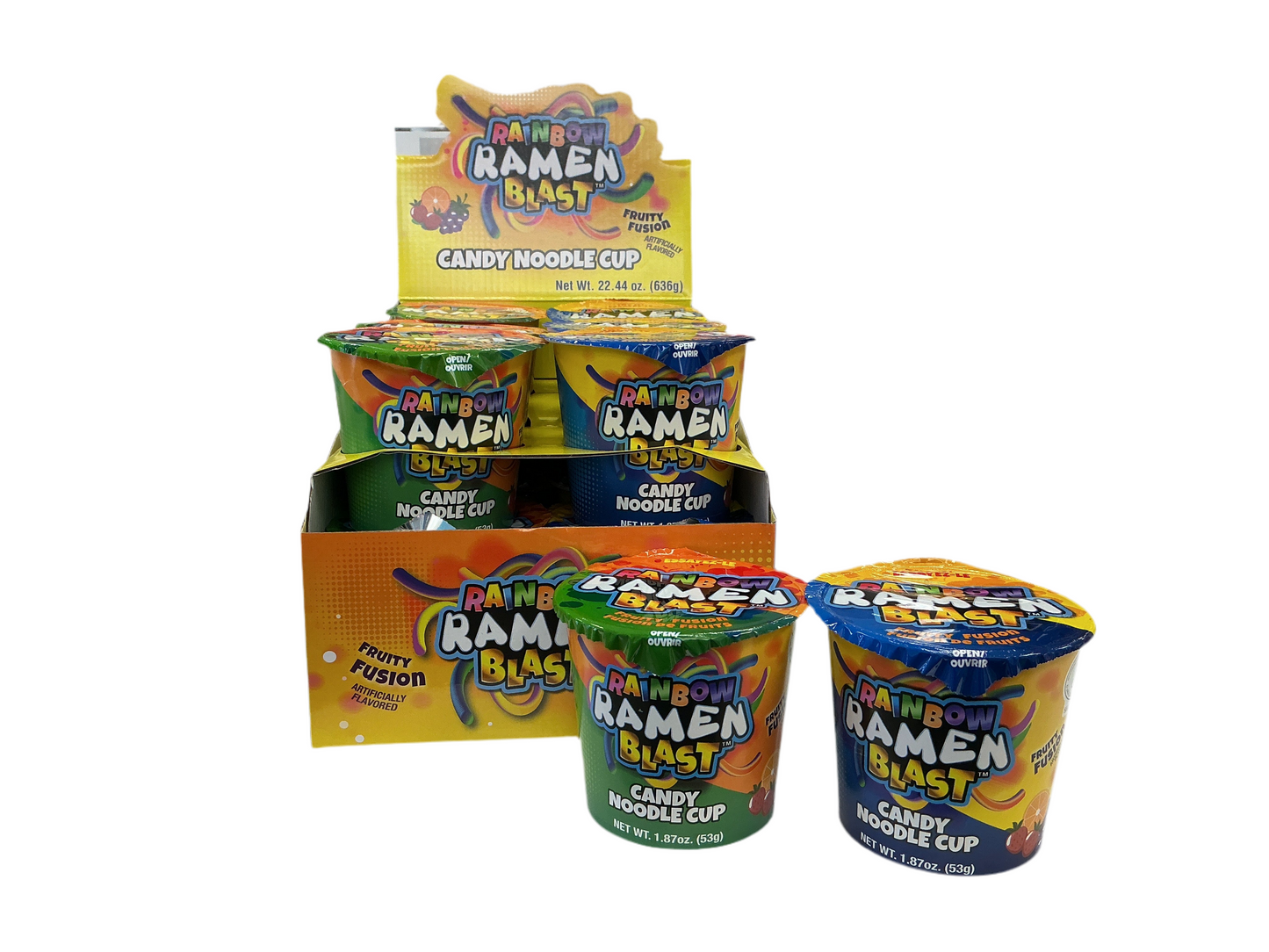 Rainbow Ramen Blast Candy Noodle Cup