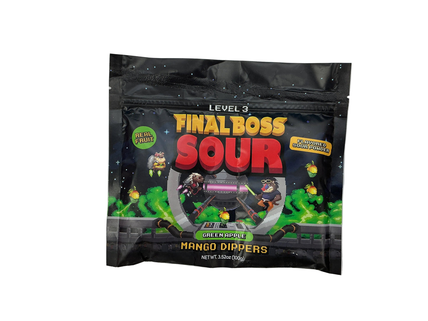 Final Boss Sour Green Apple Mango Dippers