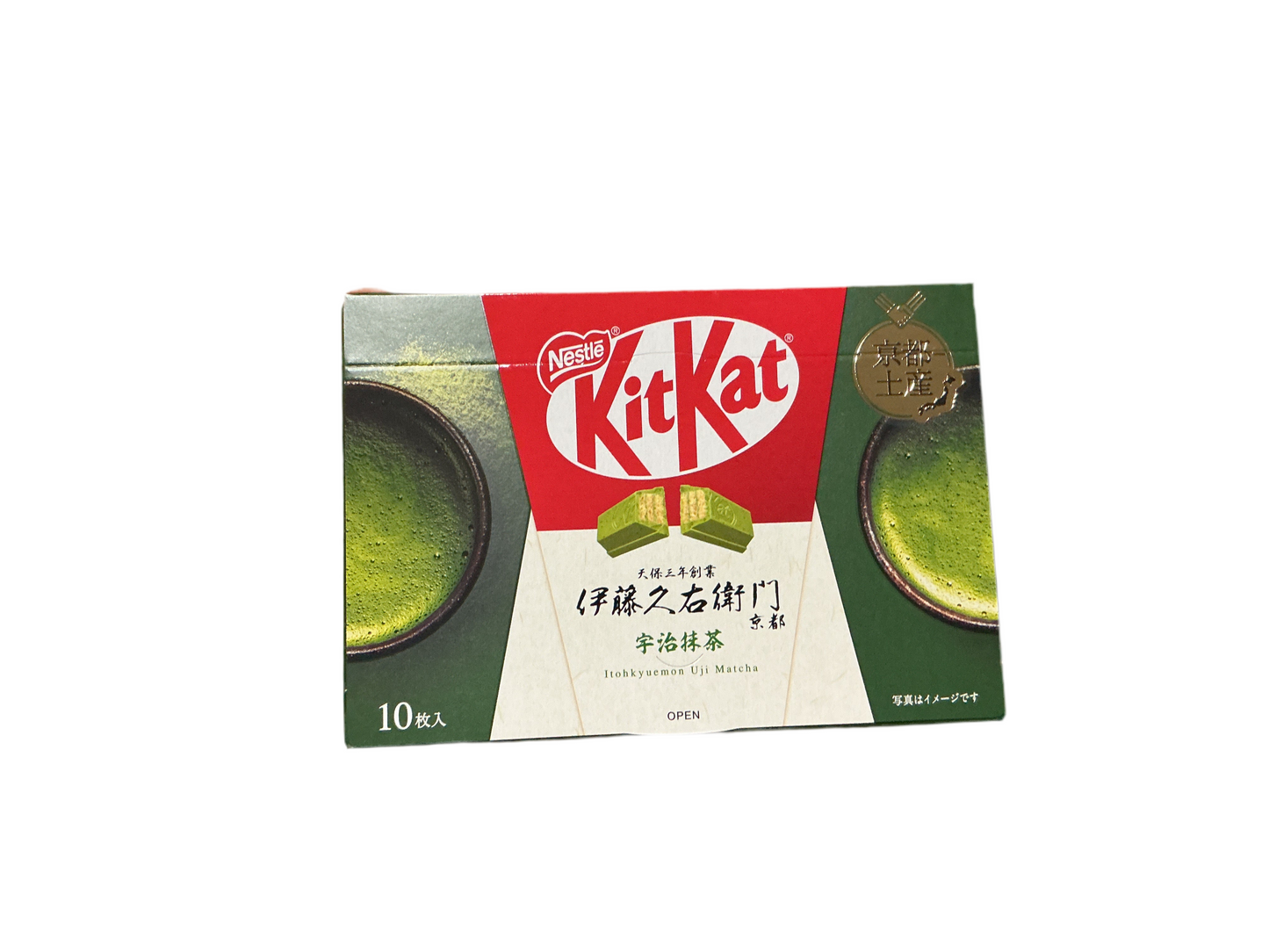 KitKat mini itohkyuemon uji matcha