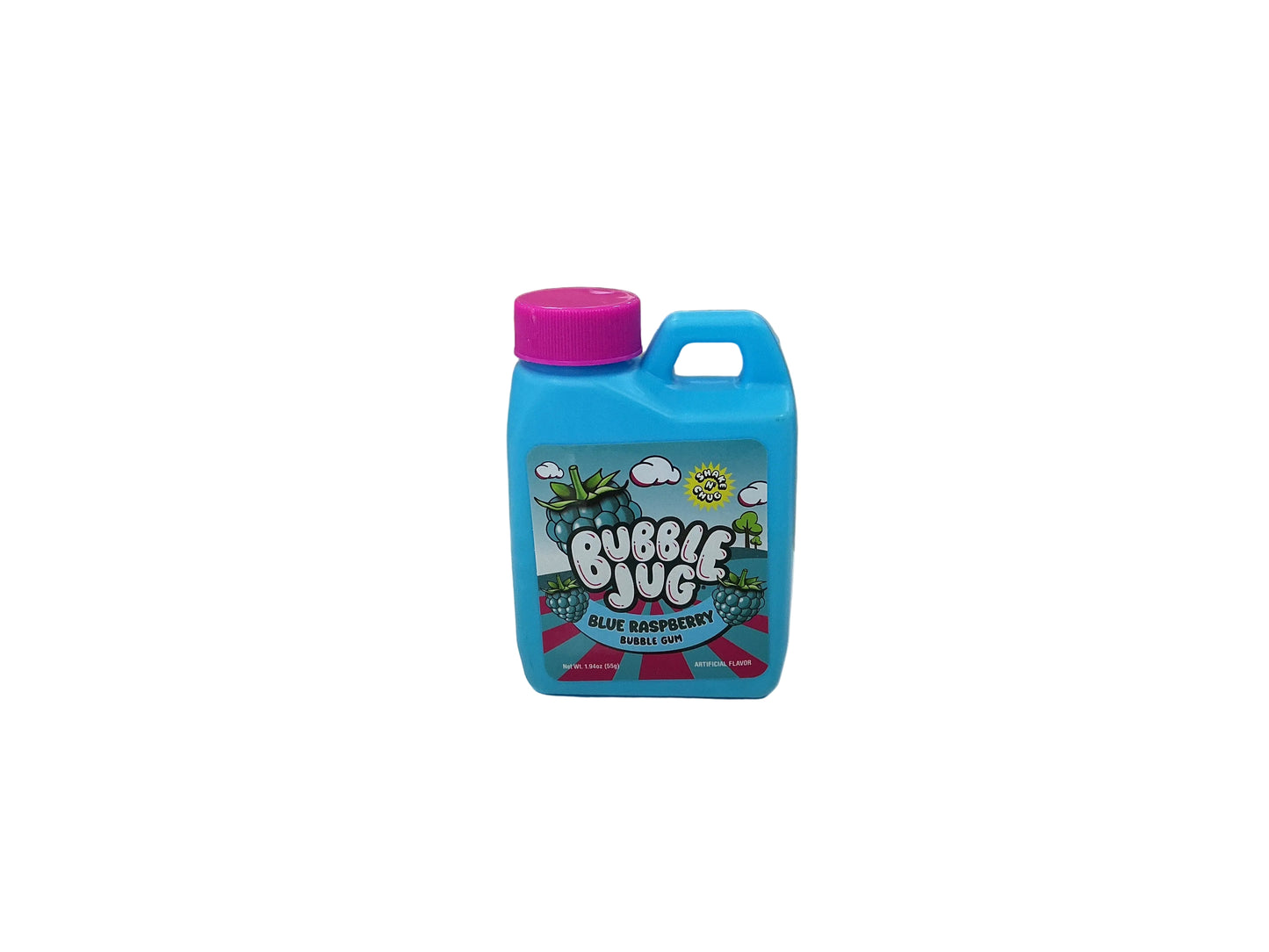 Bubble jug blue raspberry gum