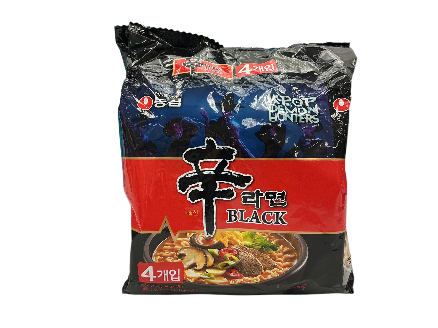 Shin Ramen Black K-pop Demon hunters edition
