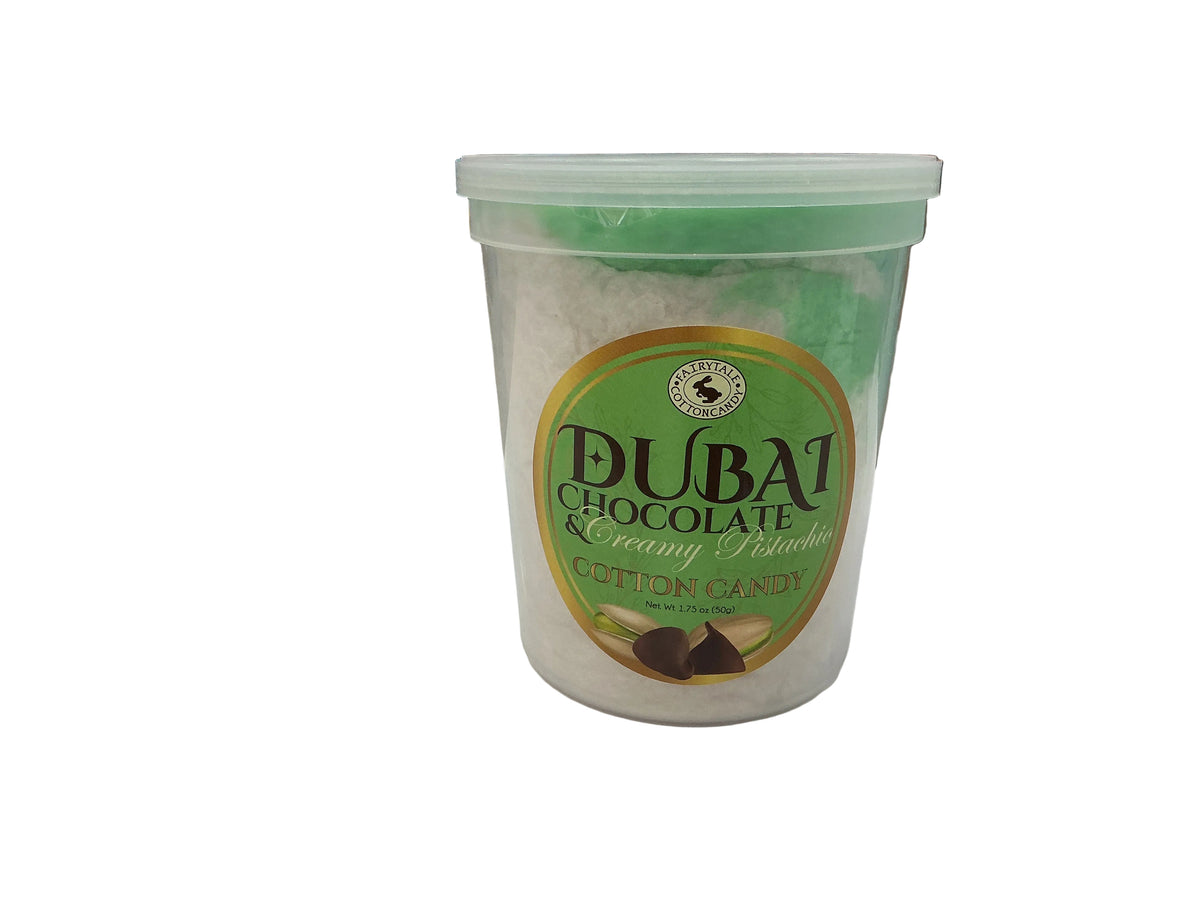 Dubai chocolate cotton candy