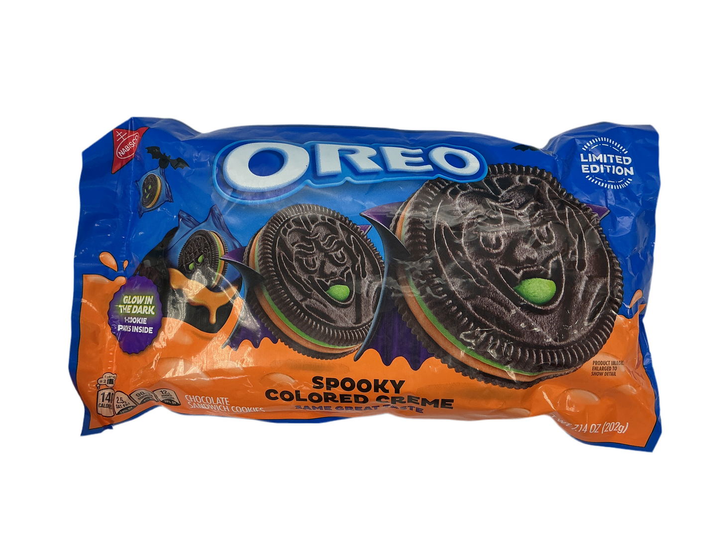 Oreo Spooky colored cream