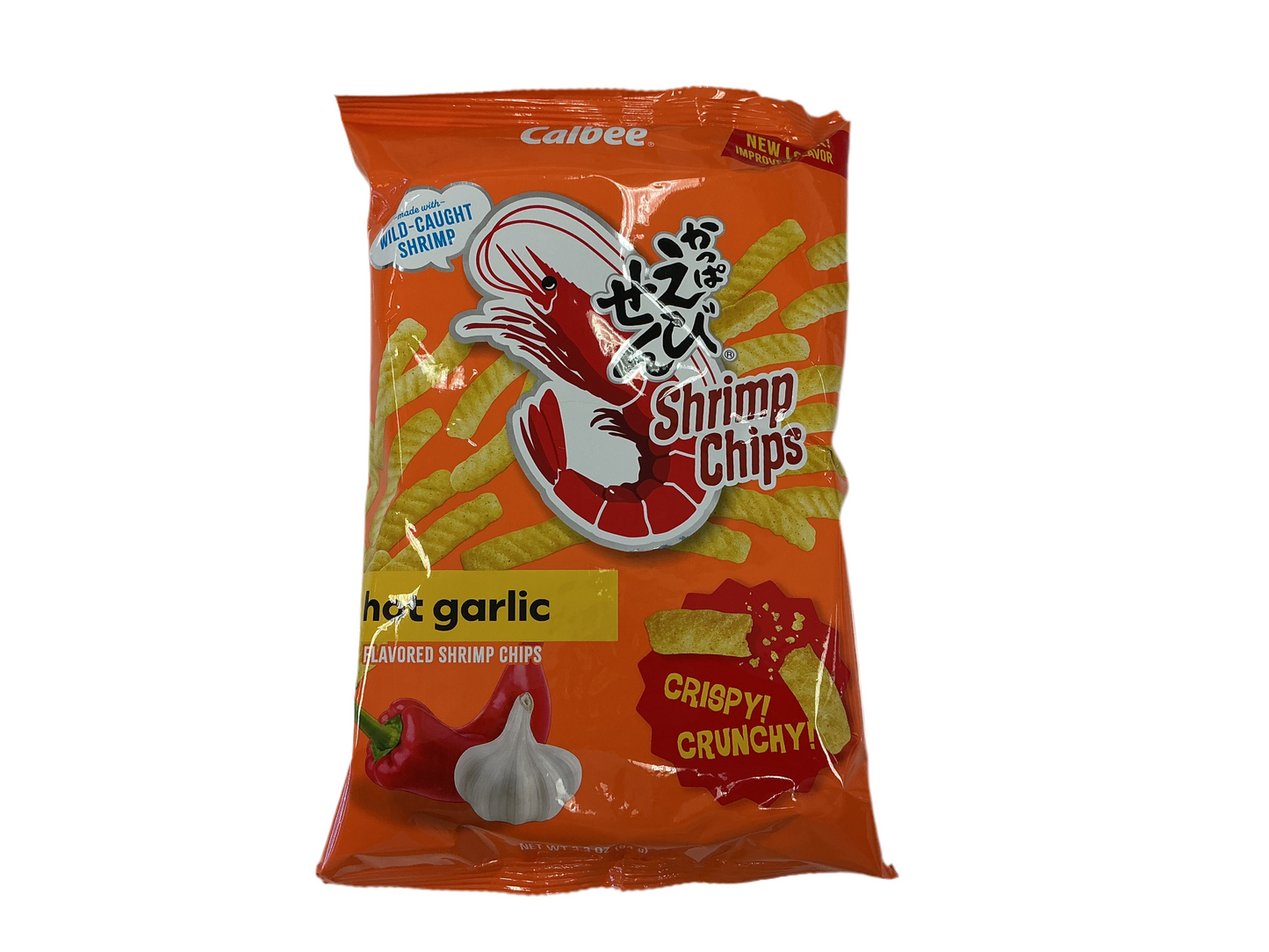 Calbee Shrimp Chips Hot Garlic