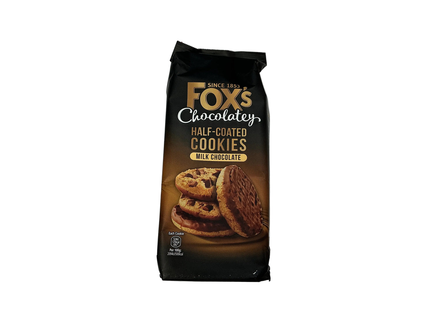 Fox’s Chocolatey Half-Coated Milk Cookies
