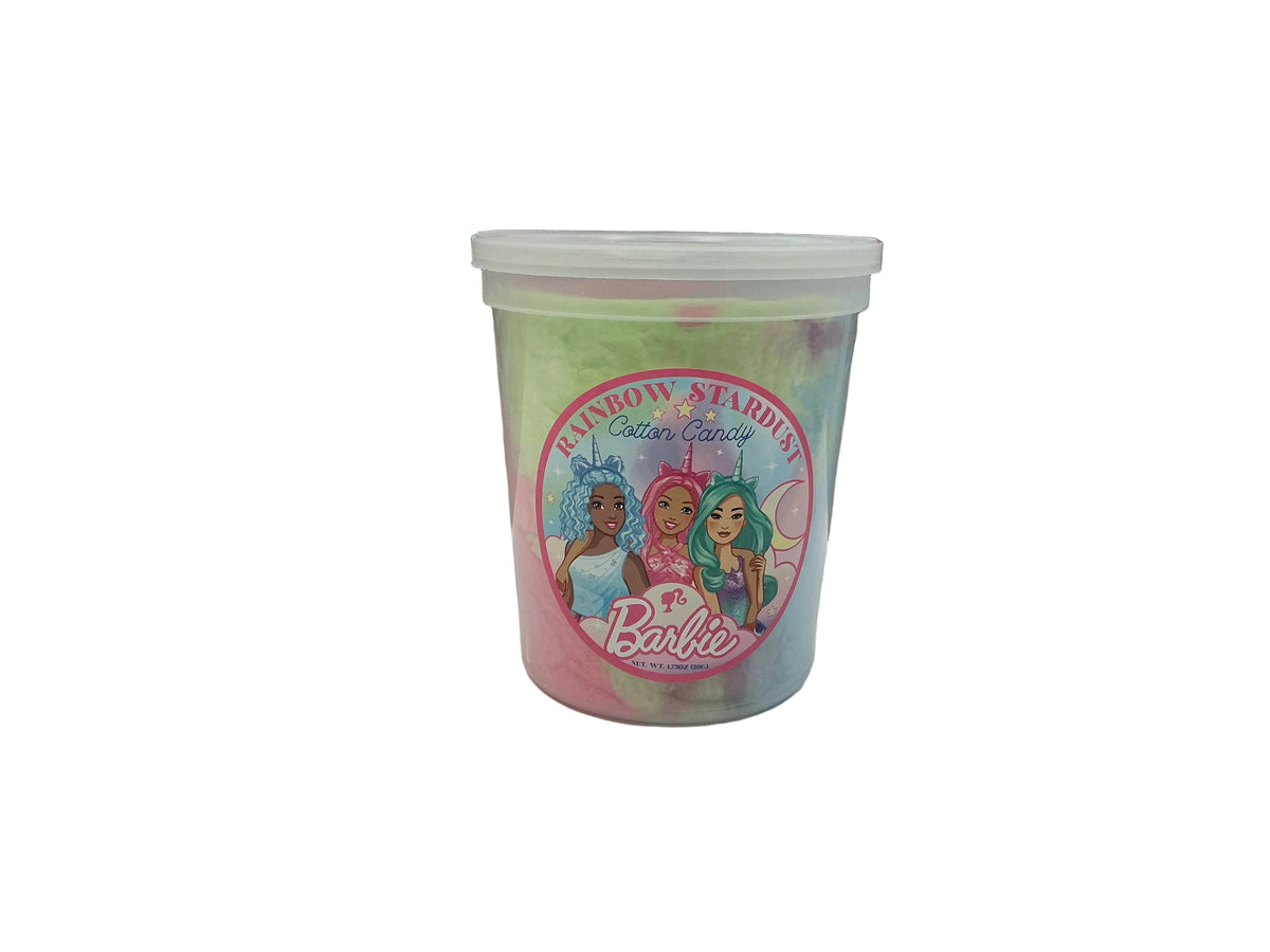 Rainbow stardust cotton candy