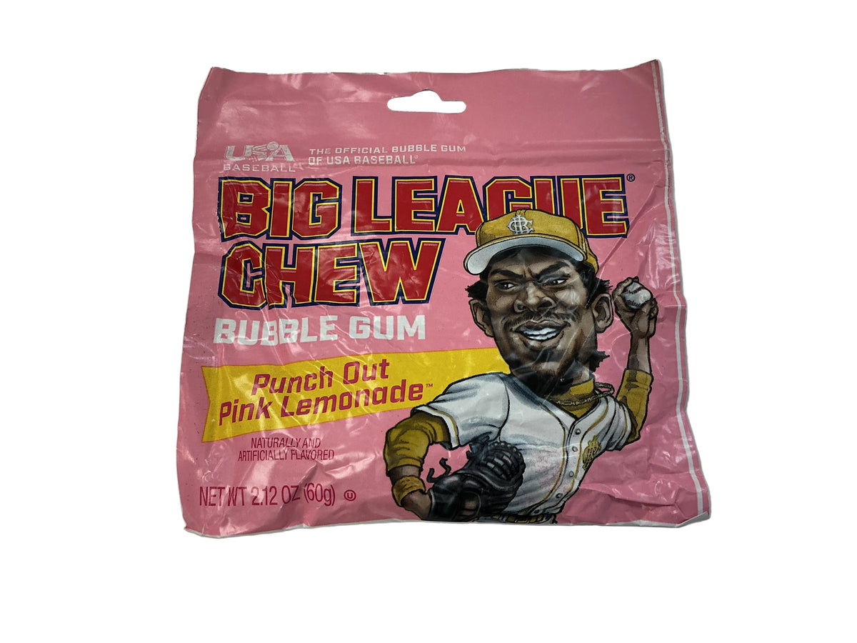 Big league chew punch out pink lemonade