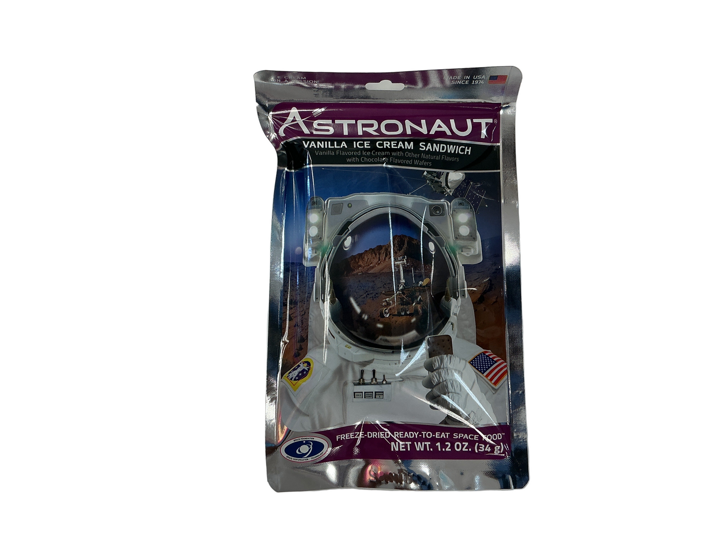 Astronaut Vanilla Ice Cream Sandwich