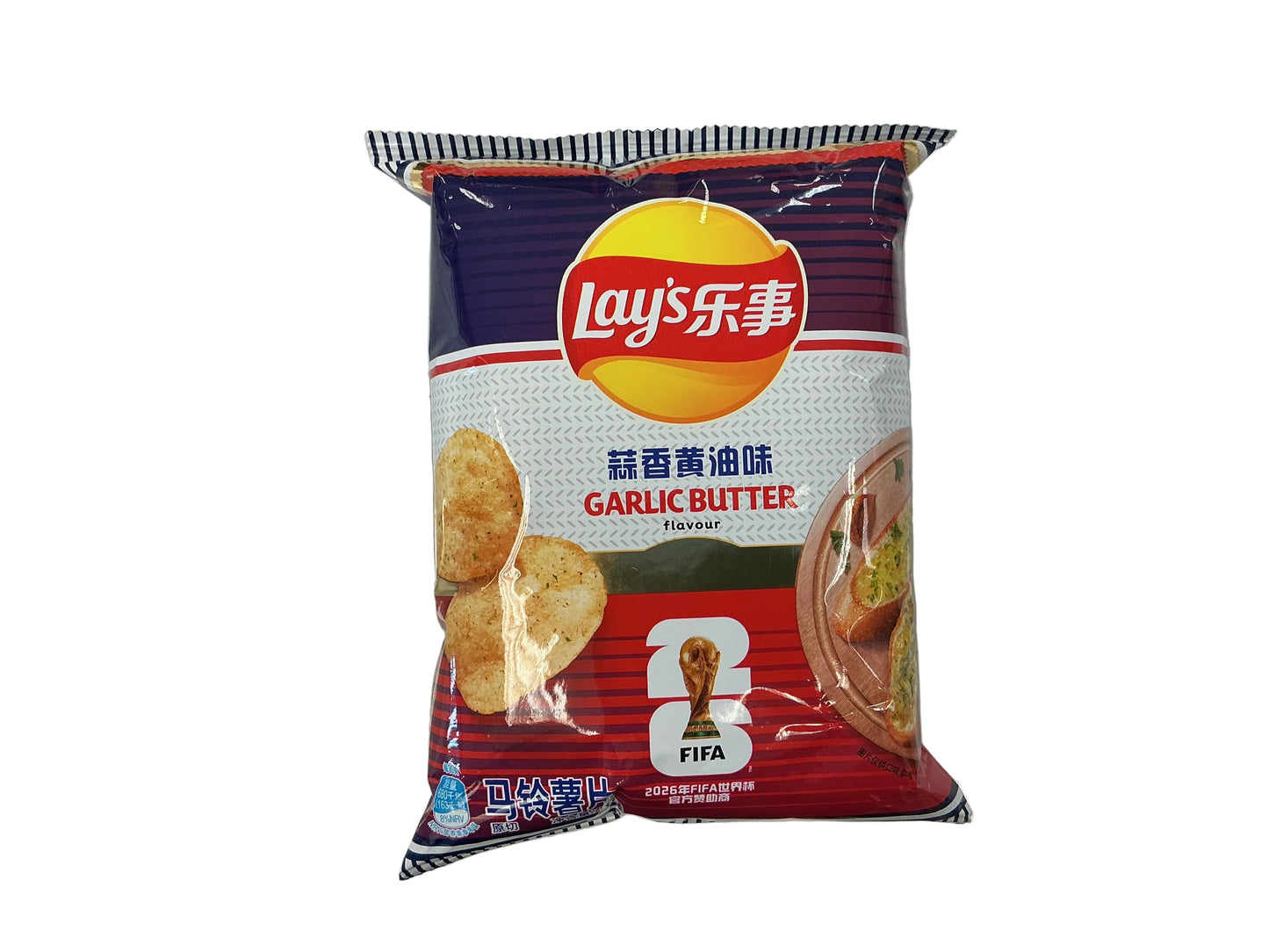 Lays FIFA garlic butter