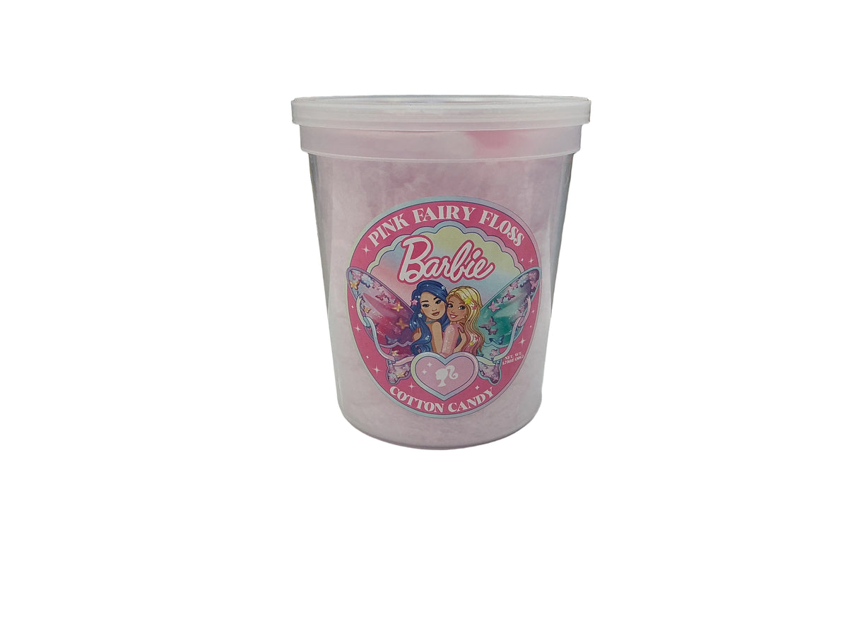 Pink fairy floss cotton candy