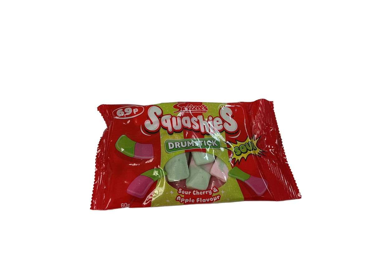 Squashies drumstick sour cherry & apple flavour (60g)