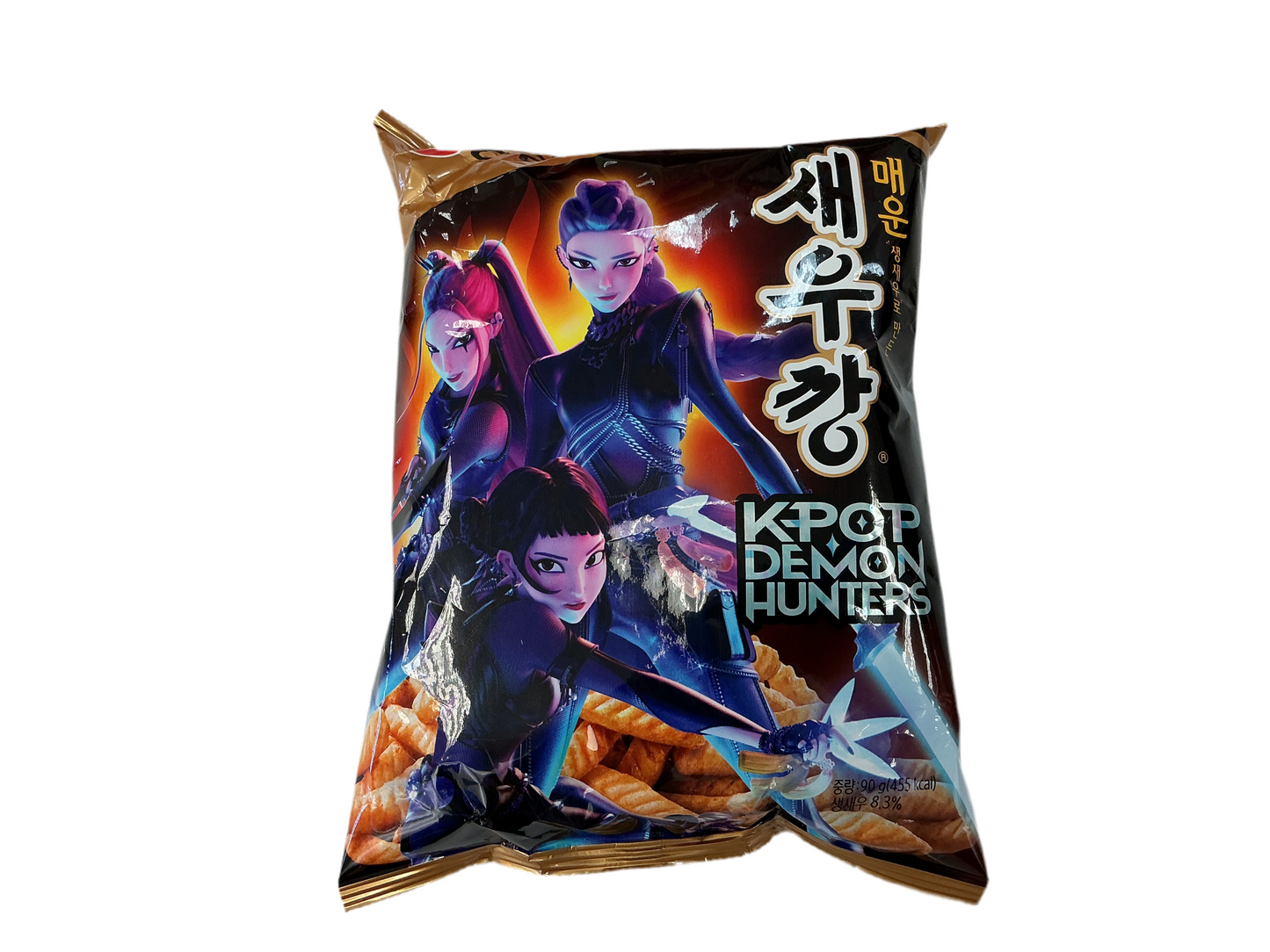 Nongshim Shrimp Crackers Spicy Flavor K-Pop Demon Hunters Edition
