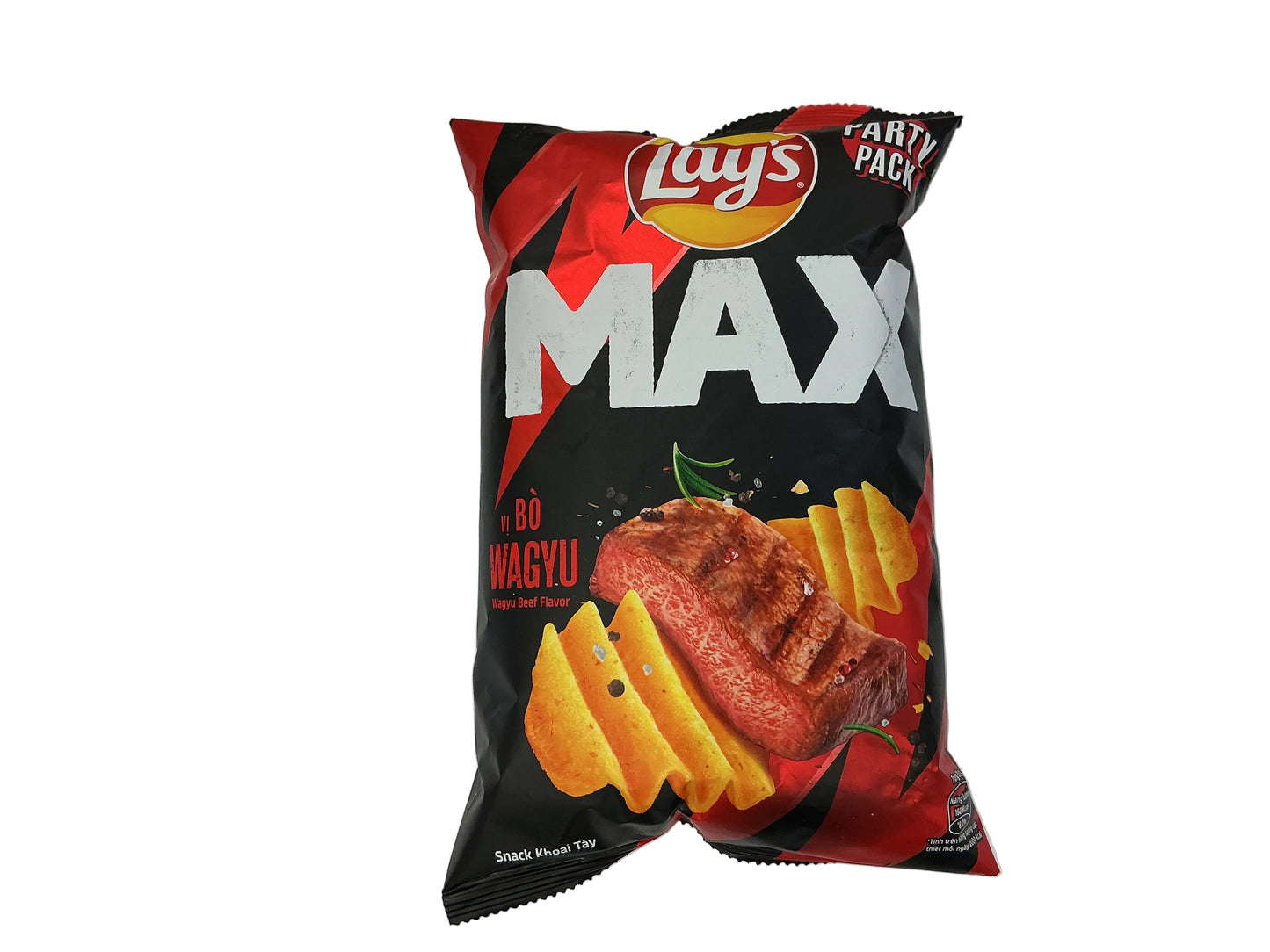 Lays max wagyu beef flavor