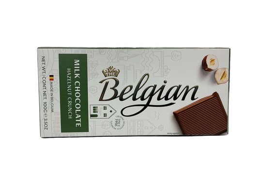 Belgian Bar Milk Chocolate Hazelnut Crunch