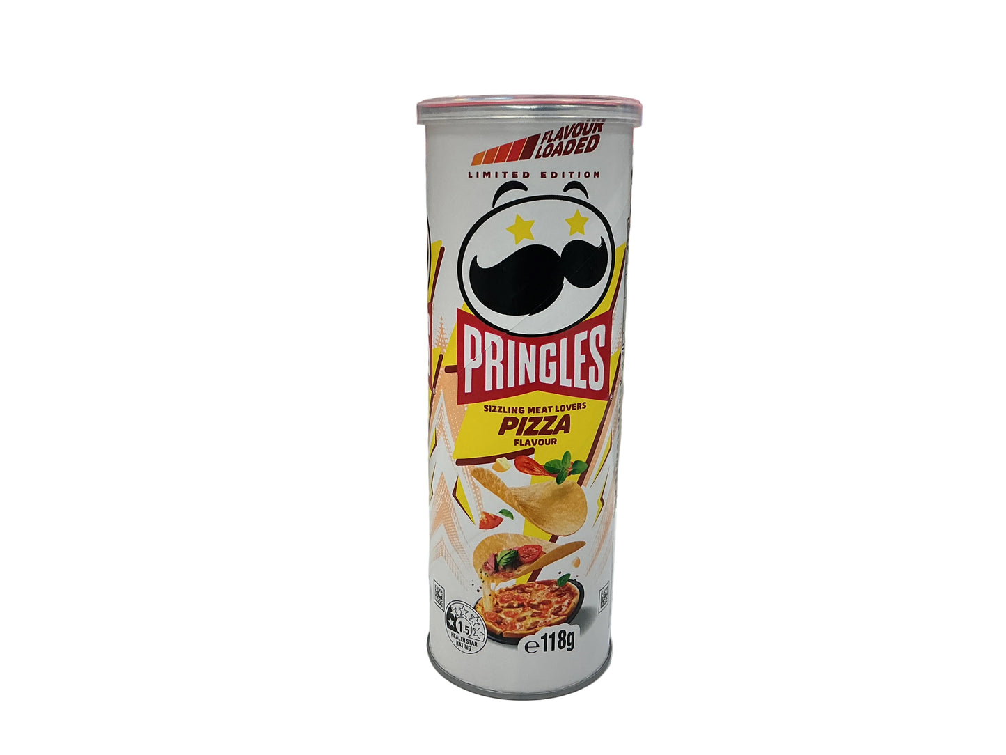 Pringles sizzling meats lover pizza flavor