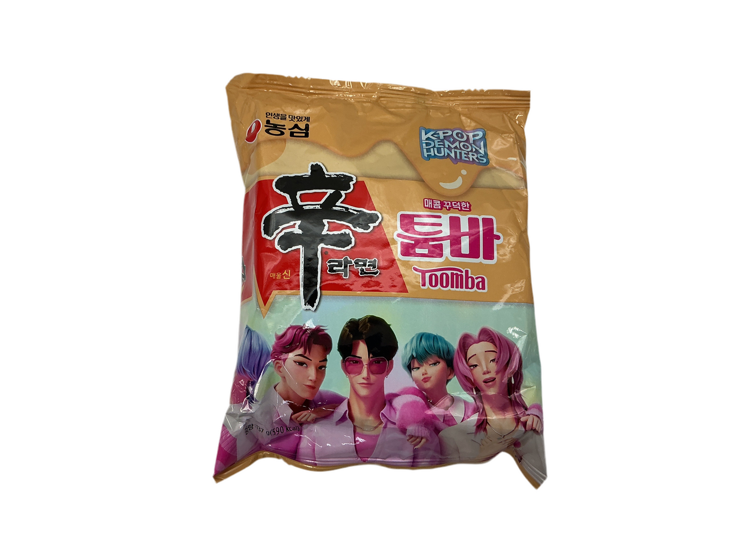 Shin Ramyun Toomba Spicy & Creamy Stir Fry K-pop Demon Hunters Edition