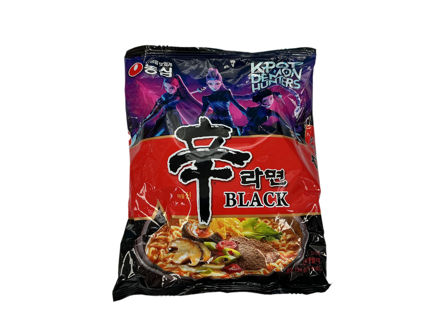 Shin Ramen Black K-pop Demon hunters edition
