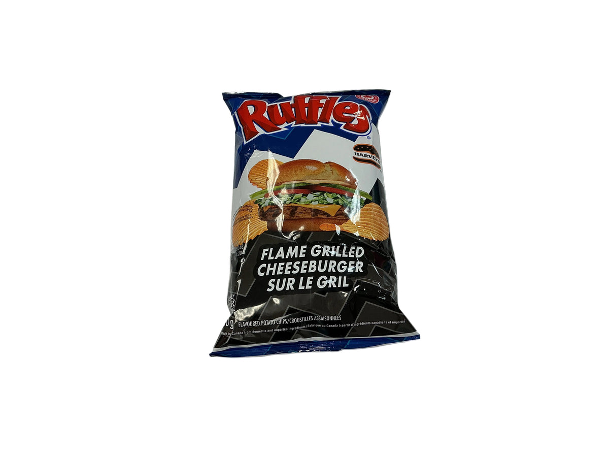 Ruffles flame grilled cheeseburger