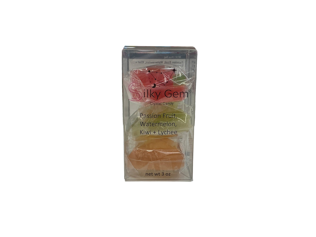 Silky gem passion fruit + watermelons + kiwi + lychee