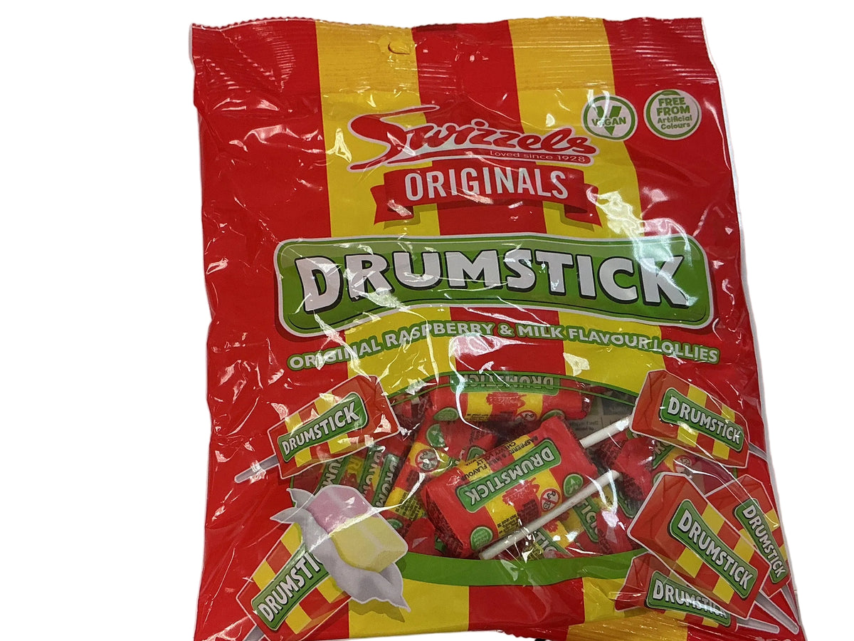 Swizzels originals drumstick original raspberry & milk flavour lollies
