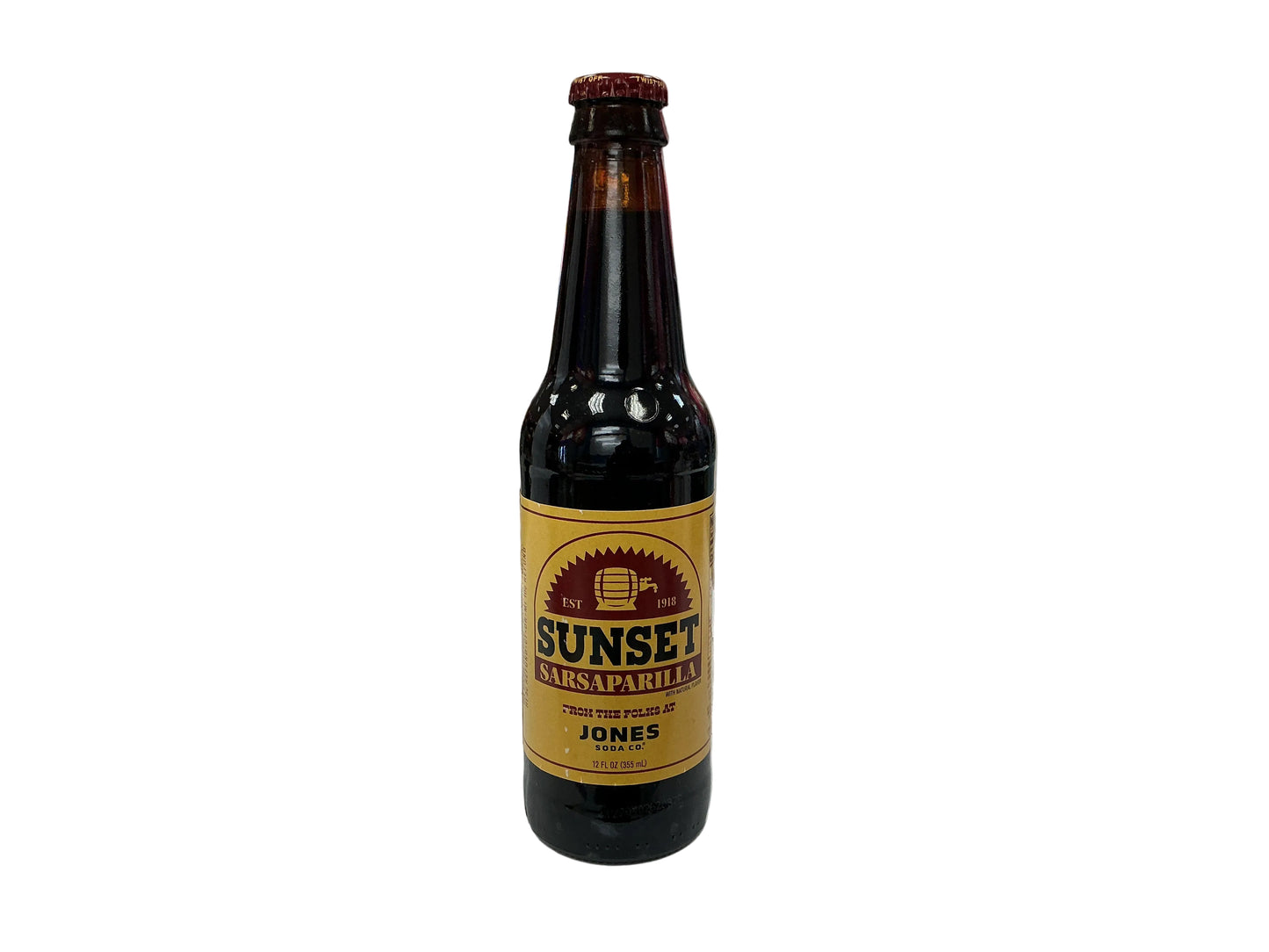 Jones soda-Sunset Sarsaparilla
