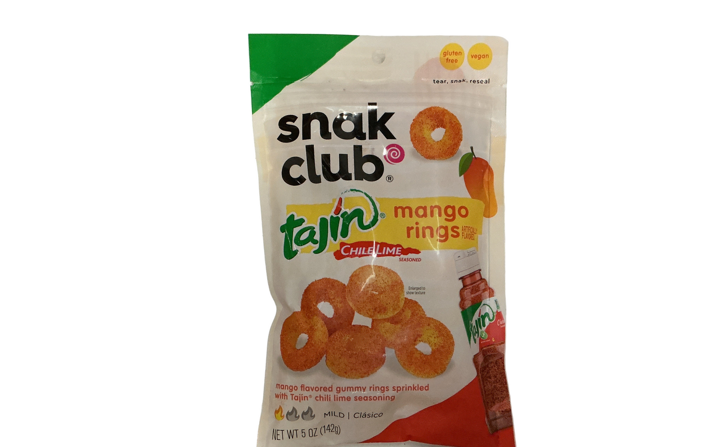 Snacks club Tajin chile lime mango ring