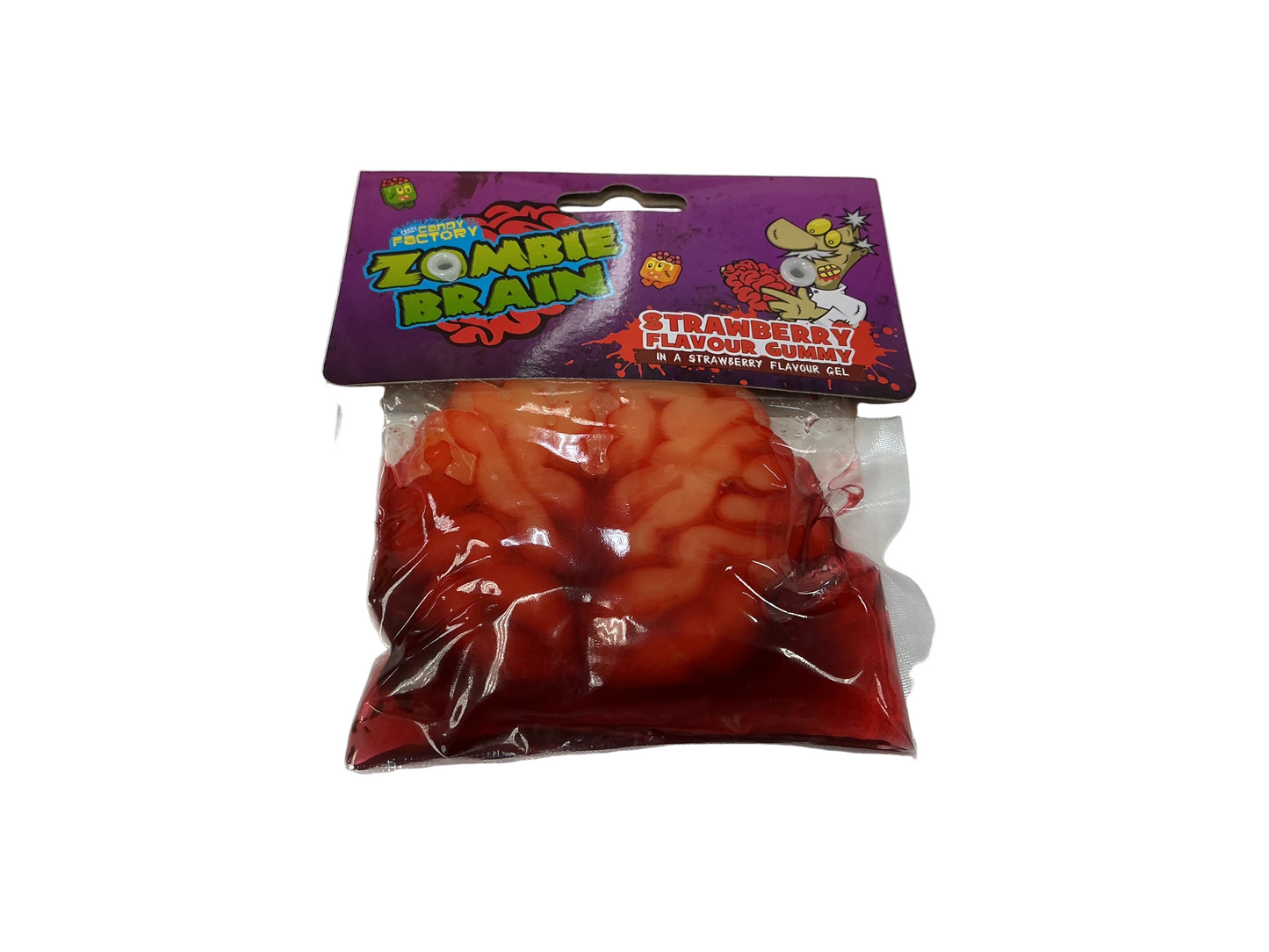 Zombie Brain Strawberry Flavor Gummy