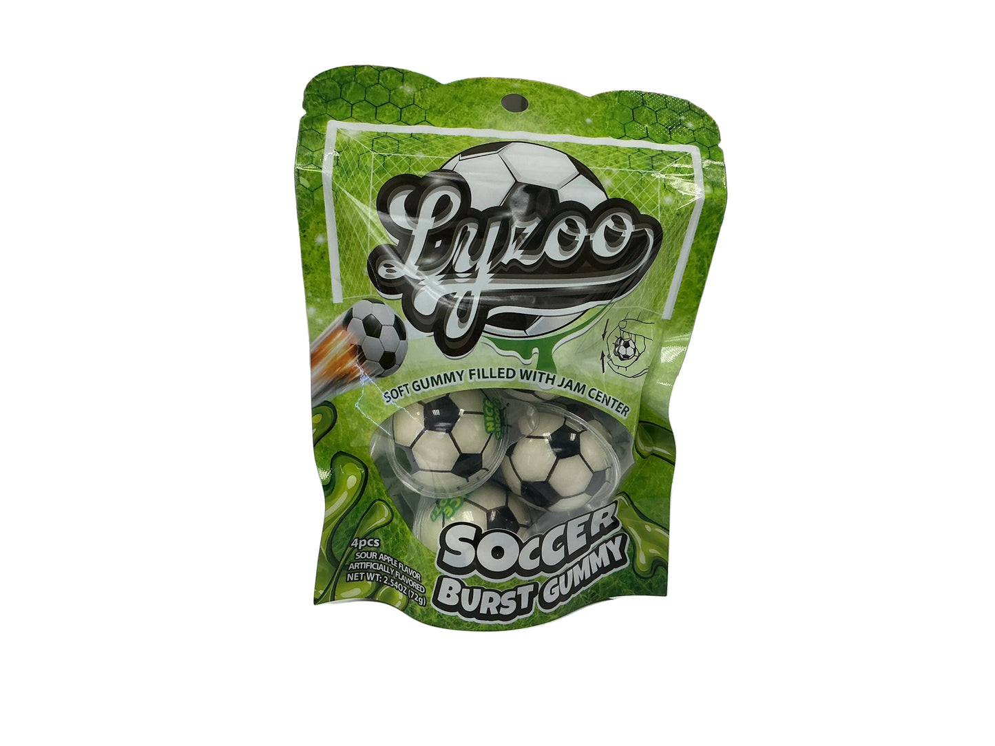 Lyzoo soccer burst gummy