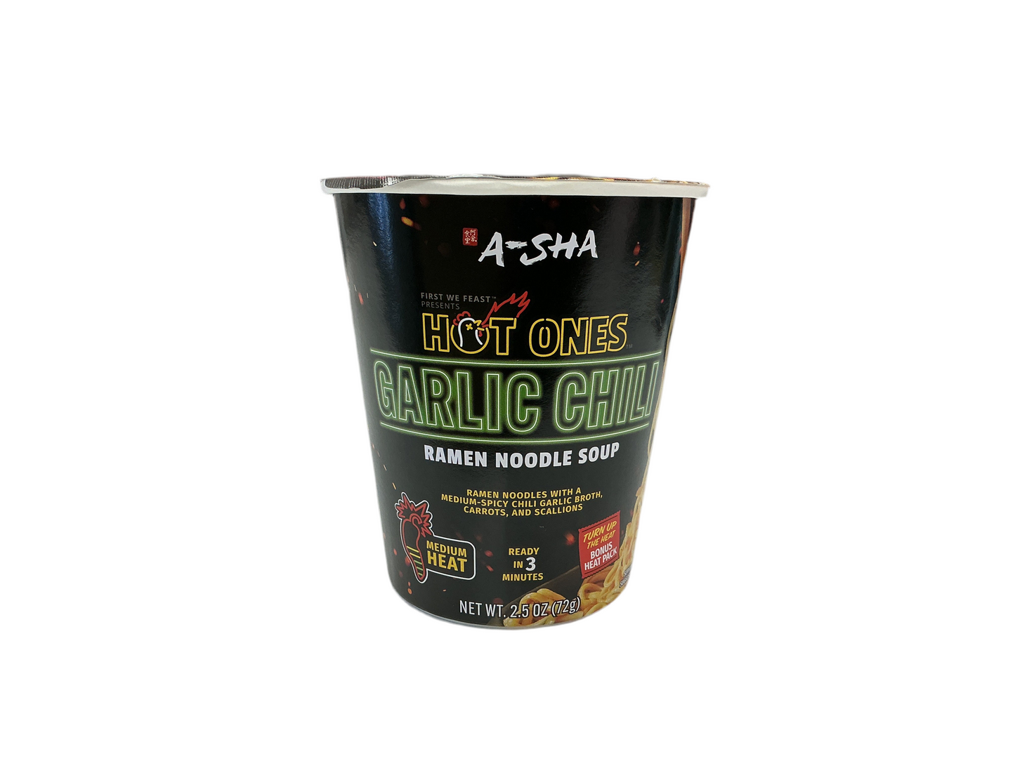 Hot Ones Garlic Chili Ramen Noodle Soup