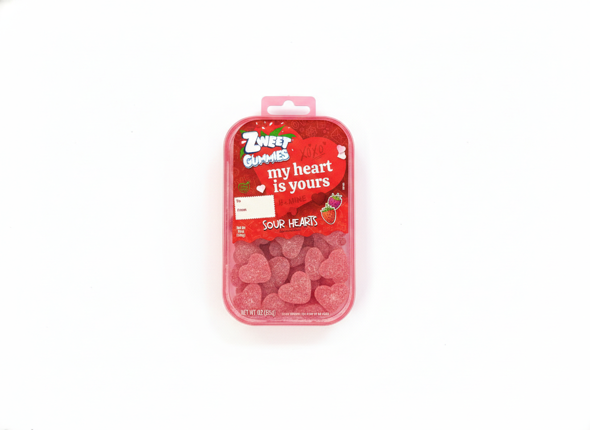 Zweet gummies be mine sour hearts