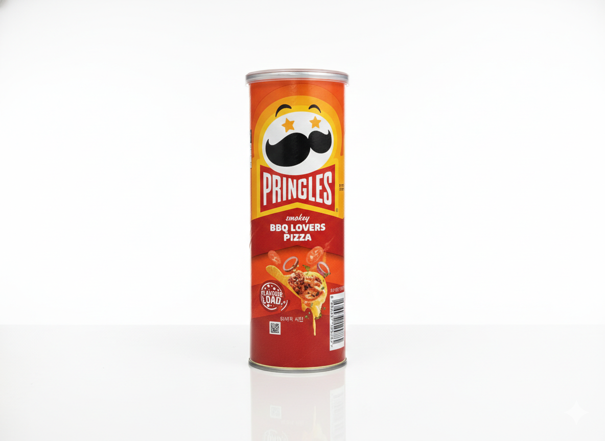 Pringles smoky BBQ lovers pizza