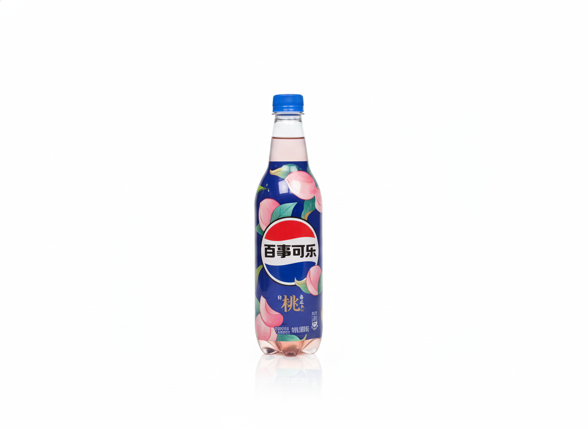 Pepsi white peach oolang soda 500ml
