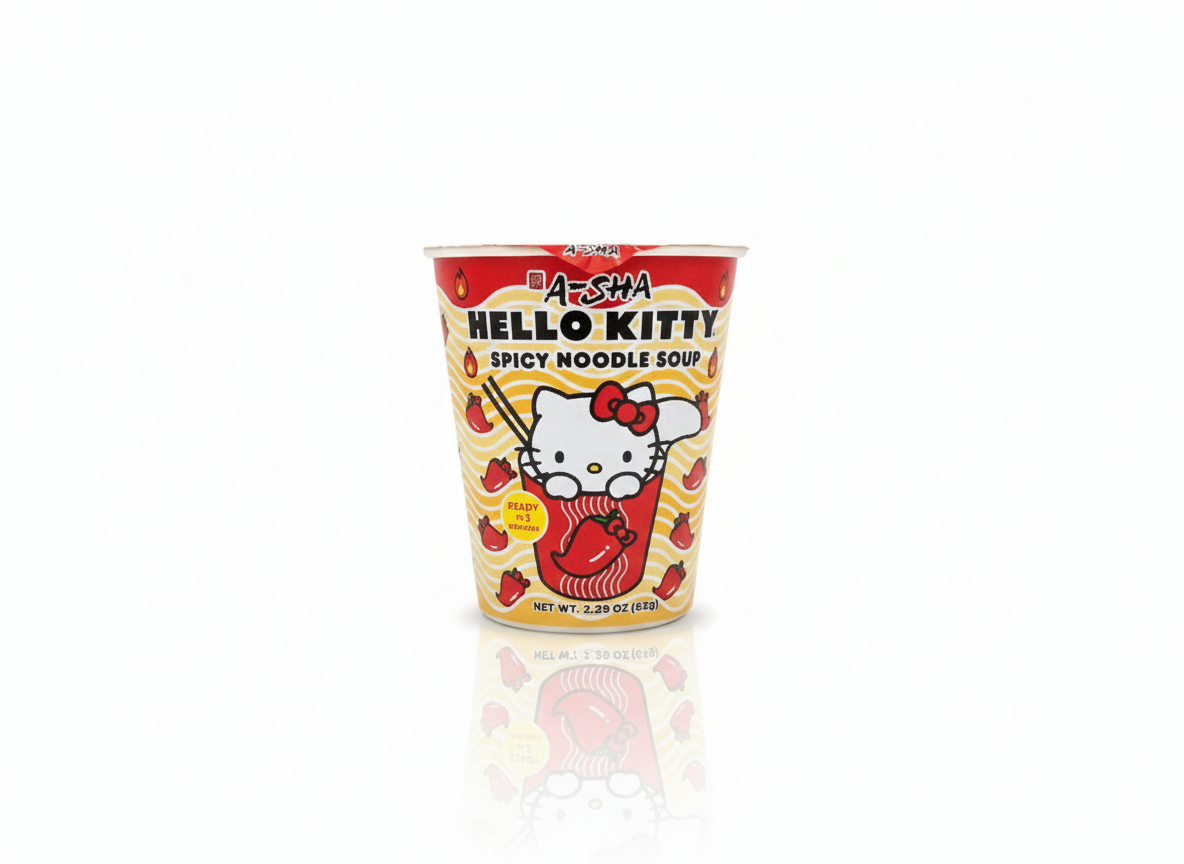 Hello kitty spicy noodle soup