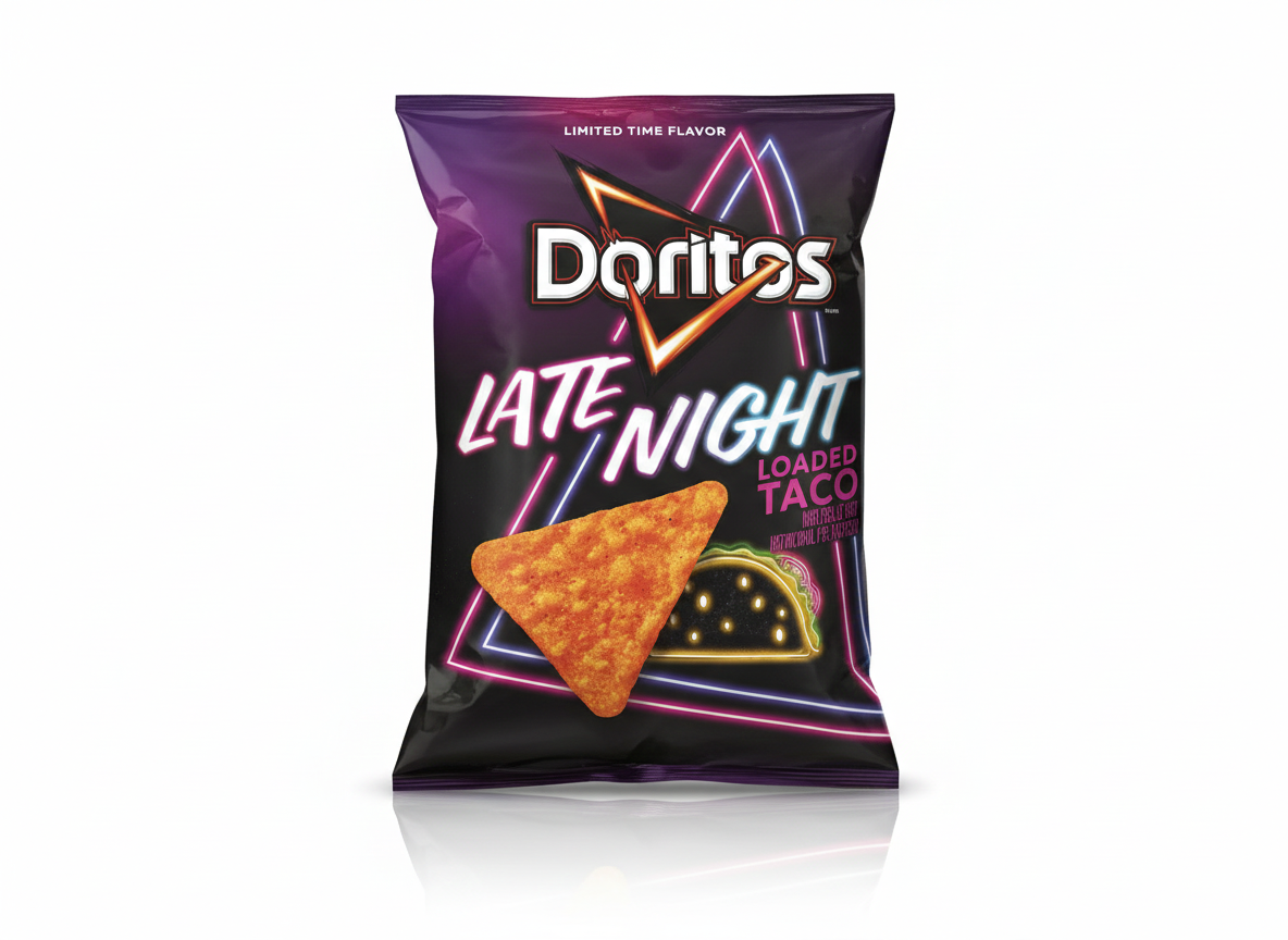 Doritos late night loaded taco flavor