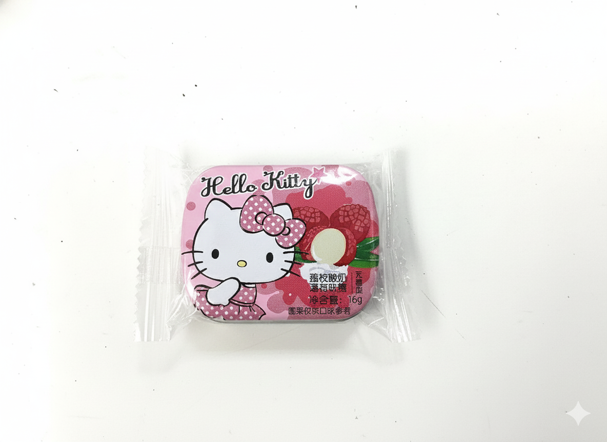 Hello Kitty Lychee Yogurt Candy
