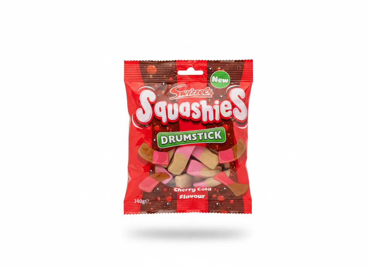 Squashies Drumsticks Cherry Cola Flavor
