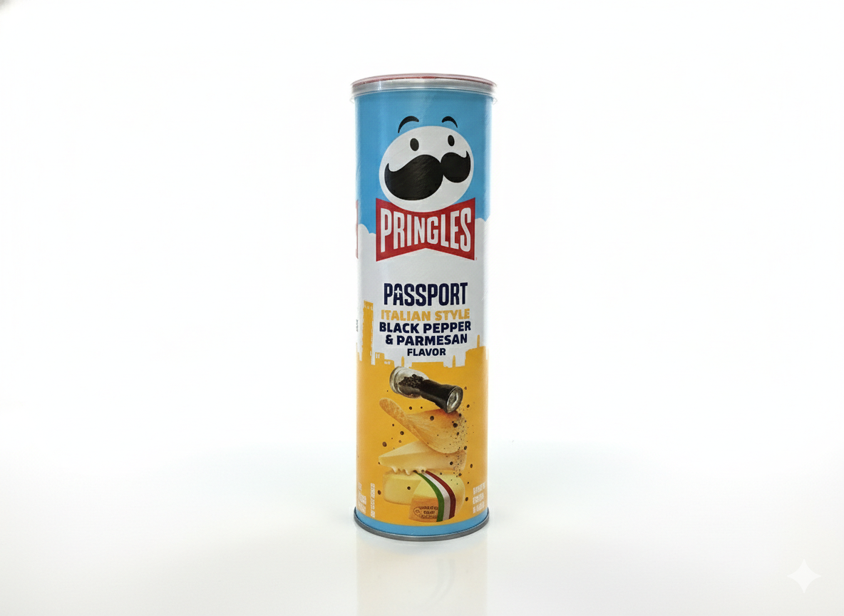 Pringles Black Pepper & Parmesan